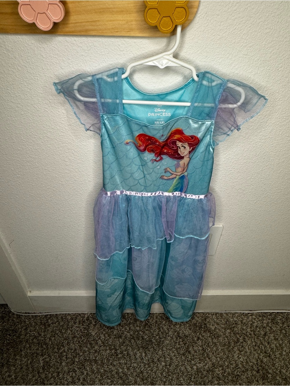 Disney Princess Ariel Blue Girls nightgown